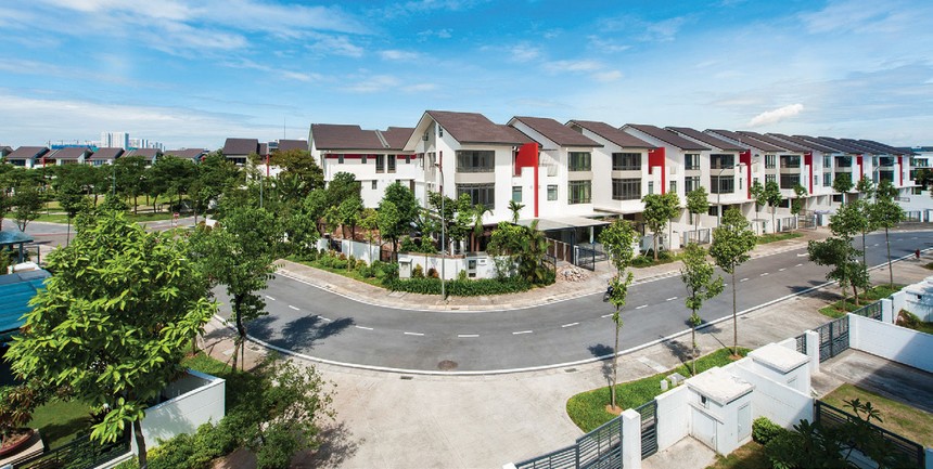 Các biệt thự song lập của Gamura Land Việt Nam