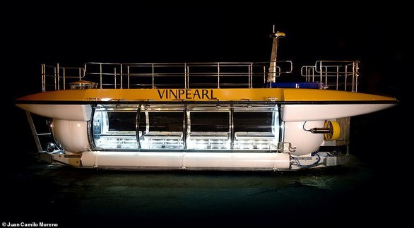 Mẫu tàu lặn mà Vinpearl dự kiến khai thác.