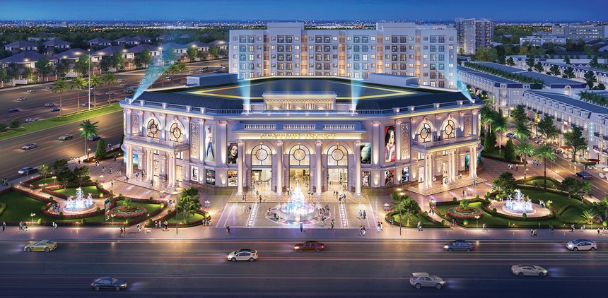 Phối cảnh trung tâm thương mại – hội nghị 1,2 ha, một trong những tiện ích nổi bật tại Century City