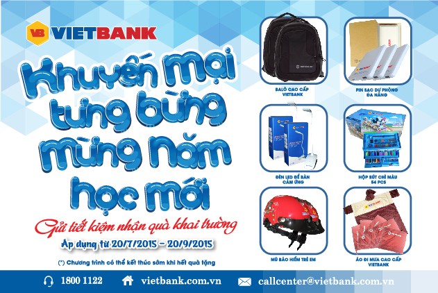 Gần 1.000 quà tặng mừng năm học mới tại VietBank