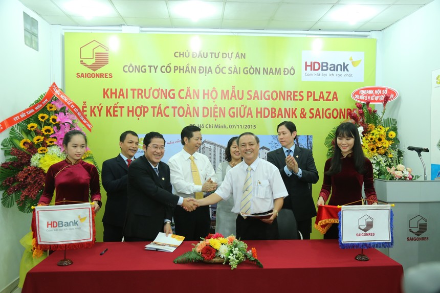 HDBank tài trợ vốn cho Saigonres thực hiện các dự án bất động sản