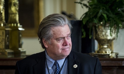 ông Steve Bannon, chiến lược gia trưởng của Tổng thống Mỹ Donald Trump. Ảnh: Bloomberg