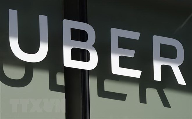 Biểu tượng Uber tại Los Angeles, California, Mỹ. (Nguồn: AFP/TTXVN)