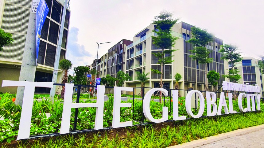 Masterise Homes vừa ra mắt dự án Masteri Grand View - phân khu cao tầng đầu tiên tại The Global City. Ảnh: Lê Toàn.