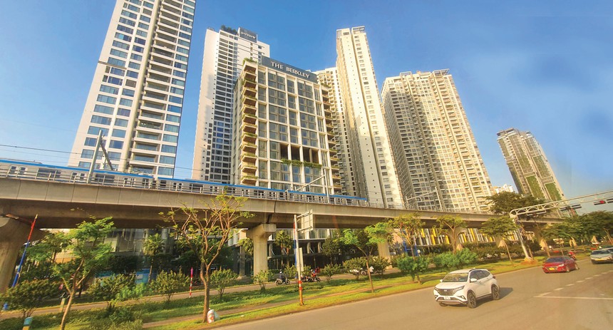 Mô hình TOD đang trở thành một động lực phát triển của thị trường địa ốc. Ảnh: Lê Toàn.