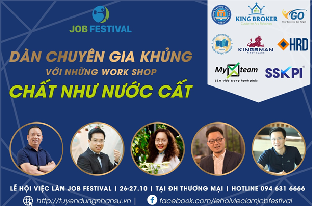 Chuỗi Work Shop ngoại hạng về nhân sự, doanh nghiệp sẽ diễn ra vào ngày 26-27/10