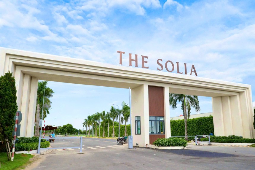 Dự án khu đô thị The Solia toạ lạc trên mặt tiền Vành đai 4 (ĐT830).