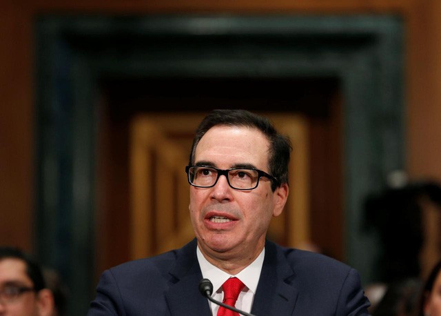 Bộ trưởng Tài chính Mỹ Steven Mnuchin (Ảnh: Reuters)