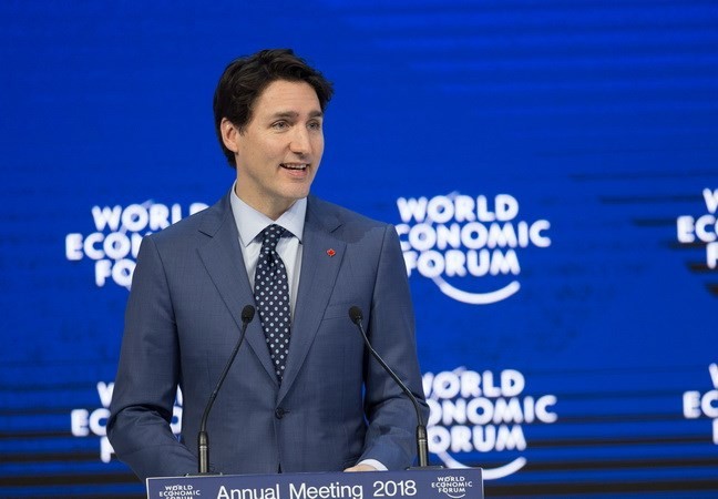 Thủ tướng Canada Justin Trudeau. (Nguồn: THX/TTXVN)