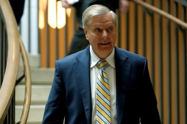 Thượng nghị sĩ Cộng hòa Lindsey Graham (Ảnh: Reuters).