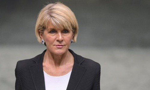 Cựu ngoại trưởng Australia Julie Bishop. Ảnh: Reuters.