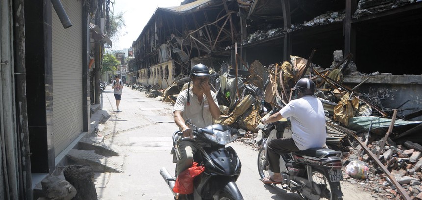 Vụ cháy ở Rạng Đông ước tính thiệt hại ban đầu 150 tỷ đồng.