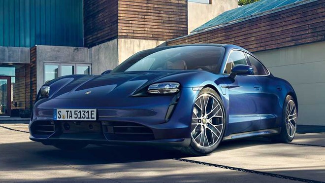 Porsche Taycan có thiết kế đặc trưng như nhiều dòng xe khác của hãng này.