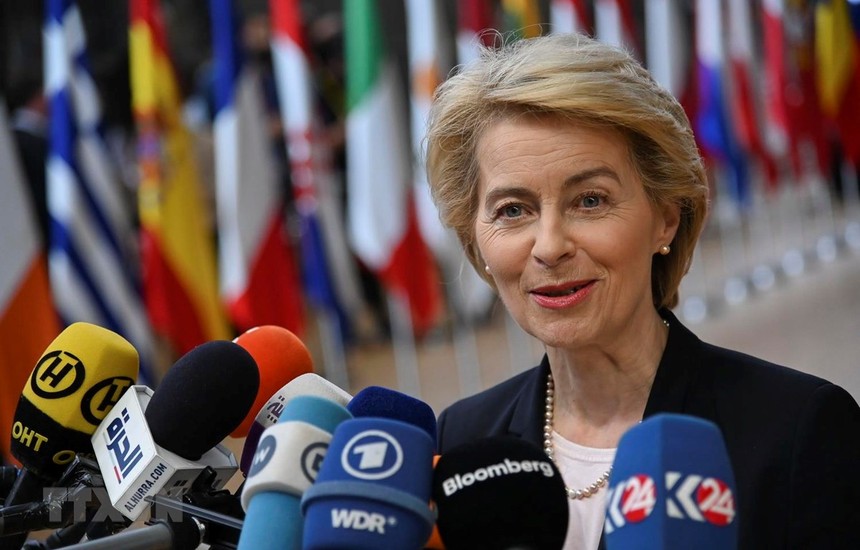 Chủ tịch Ủy ban châu Âu đắc cử Ursula von der Leyen. (Ảnh: THX/TTXVN)