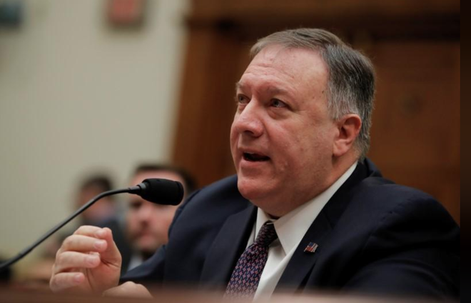 Ngoại trưởng Mỹ Mike Pompeo. Ảnh: Reuters.