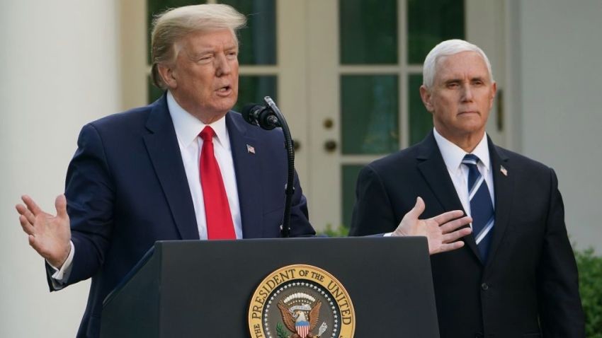 Cấp dưới của Tổng thống Mỹ Donald Trump và Phó Tổng thống Mike Pence đều mắc Covid-19. (Ảnh: Reuters).