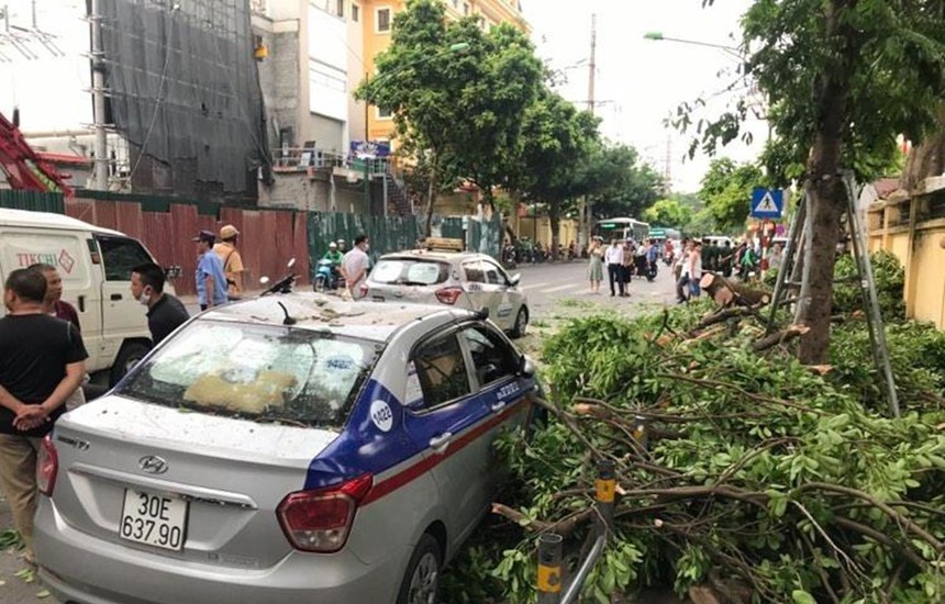 Hiện trường vụ tai nạn. (Ảnh: Minh Hiếu/Vietnam+).