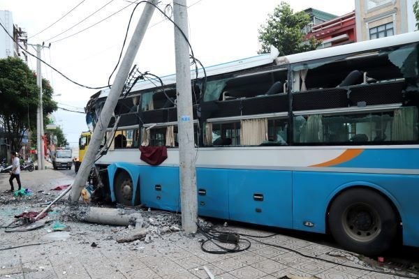 Hiện trường vụ tai nạn (Nguồn: Hoilaixe).