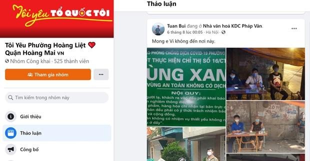 Những hình ảnh người dân phản ánh tại các nhóm Facebook cộng đồng dân cư. (Ảnh chụp màn hình).