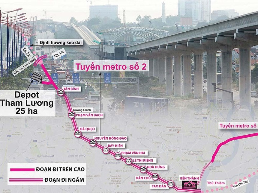 “Nướng” thêm tiền, Dự án metro số 2 tiếp tục lùi tiến độ