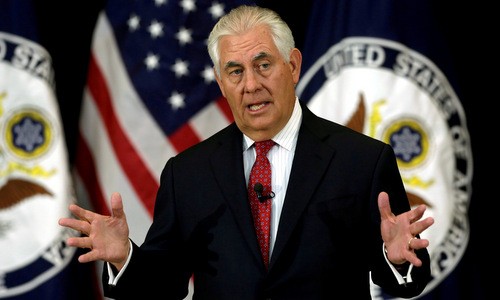 Vai trò của ông Rex Tillerson ngày càng mờ nhạt. Ảnh:Reuters.