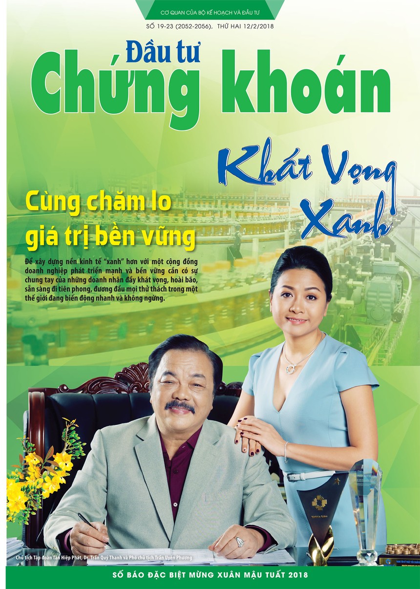 Đón đọc Báo Tết Mậu Tuất 2018 của Đầu tư Chứng khoán - Khát vọng Xanh