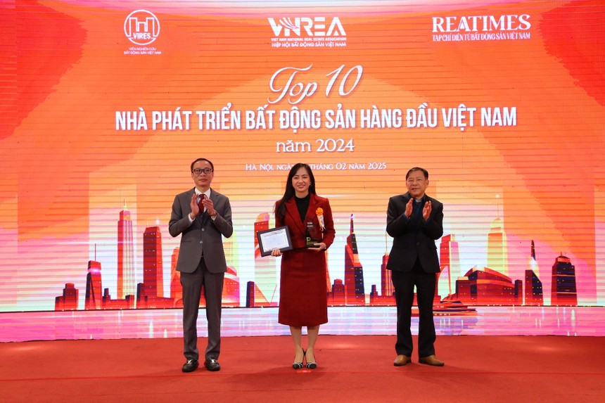 Sun Property được vinh danh Top 10 nhà phát triển BĐS hàng đầu Việt Nam