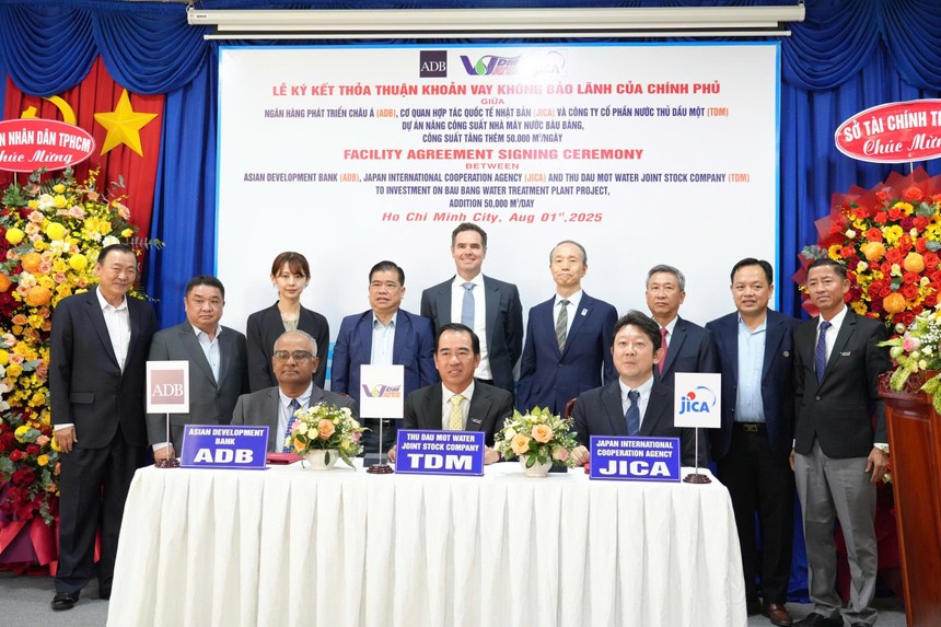 Nhà máy nước Bàu Bàng được đầu tư mở rộng với vốn vay 12 triệu USD từ ADB, JICA