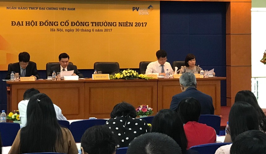 Đại hội đồng cổ đông PVcomBank 2017: Đặt kế hoạch lợi nhuận tăng 33%, đạt... 87 tỷ đồng