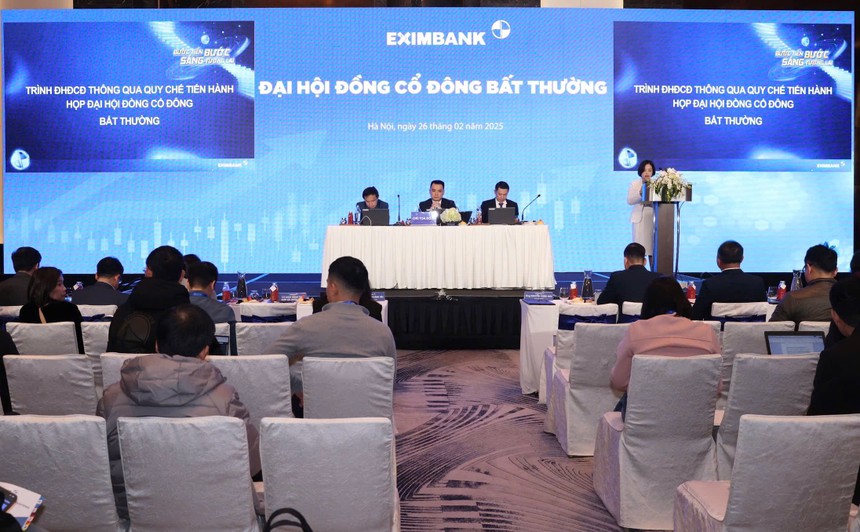 ĐHCĐ bất thường Eximbank (EIB) đã thông qua tất cả các nội dung