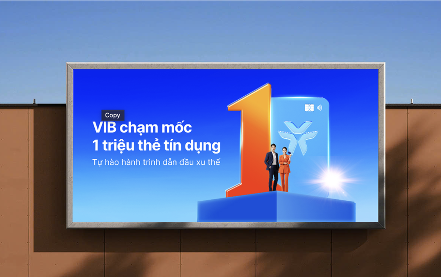 VIB cán mốc 1 triệu thẻ tín dụng: Khẳng định vị thế dẫn đầu 