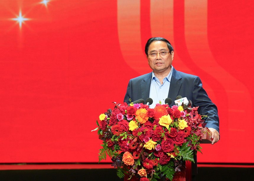 Thủ tướng Chính phủ Phạm Minh Chính phát biểu tại Đại hội.