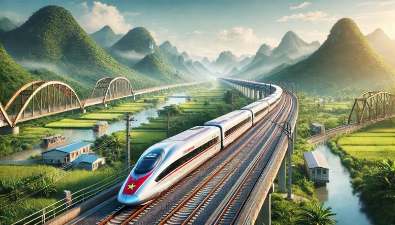 Đường sắt cao tốc Bắc Nam sẽ hoàn thiện vào năm 2035 (ảnh minh hoạ)