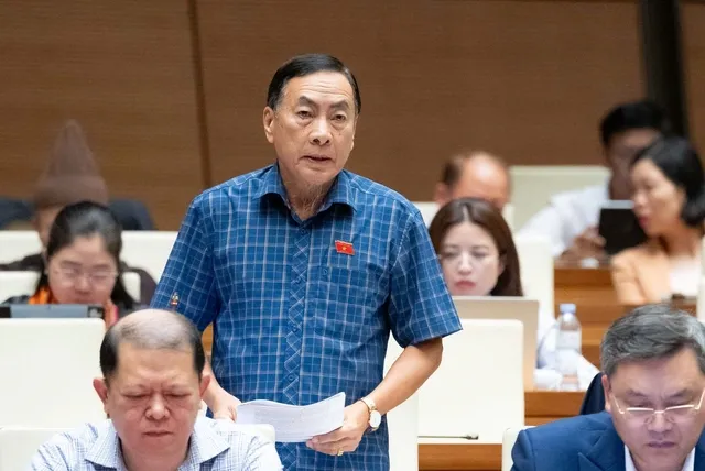 Đại biểu Quốc hội Phạm Văn Hoà phát biểu thảo luận hội trường chiều 12/11 về dự án Luật sửa đổi, bổ sung một số điều của Luật Giá