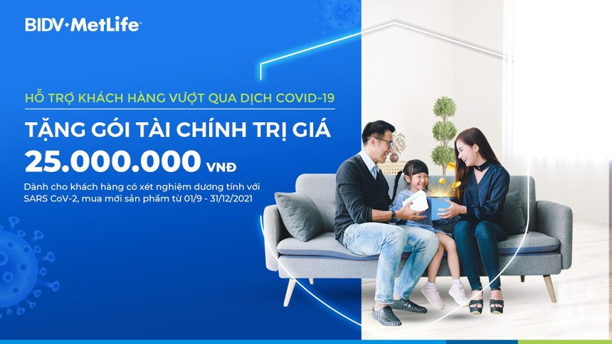 BIDV MetLife gia hạn chương trình hỗ trợ khách hàng trước đại dịch COVID-19 đến cuối năm 2021