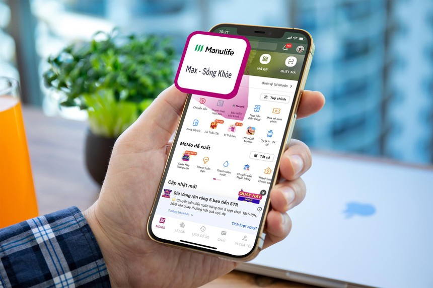 Manulife Việt Nam bán bảo hiểm trực tuyến trên MoMo 