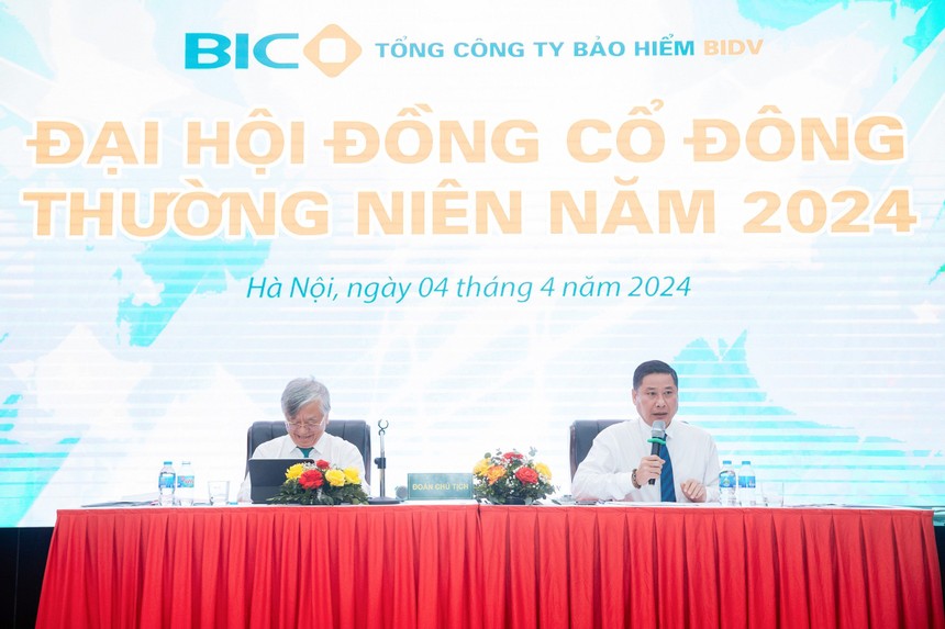 ĐHCĐ năm 2024 Bảo hiểm BIDV (BIC): Tăng tỷ lệ cổ tức, bầu nhiều nhân sự mới