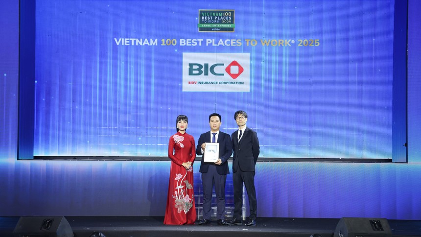 BIC lần thứ 2 liên tiếp được vinh danh Top 1 nơi làm việc tốt nhất ngành bảo hiểm khối doanh nghiệp lớn