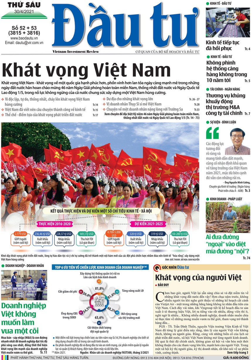 Báo Đầu tư số 52-53