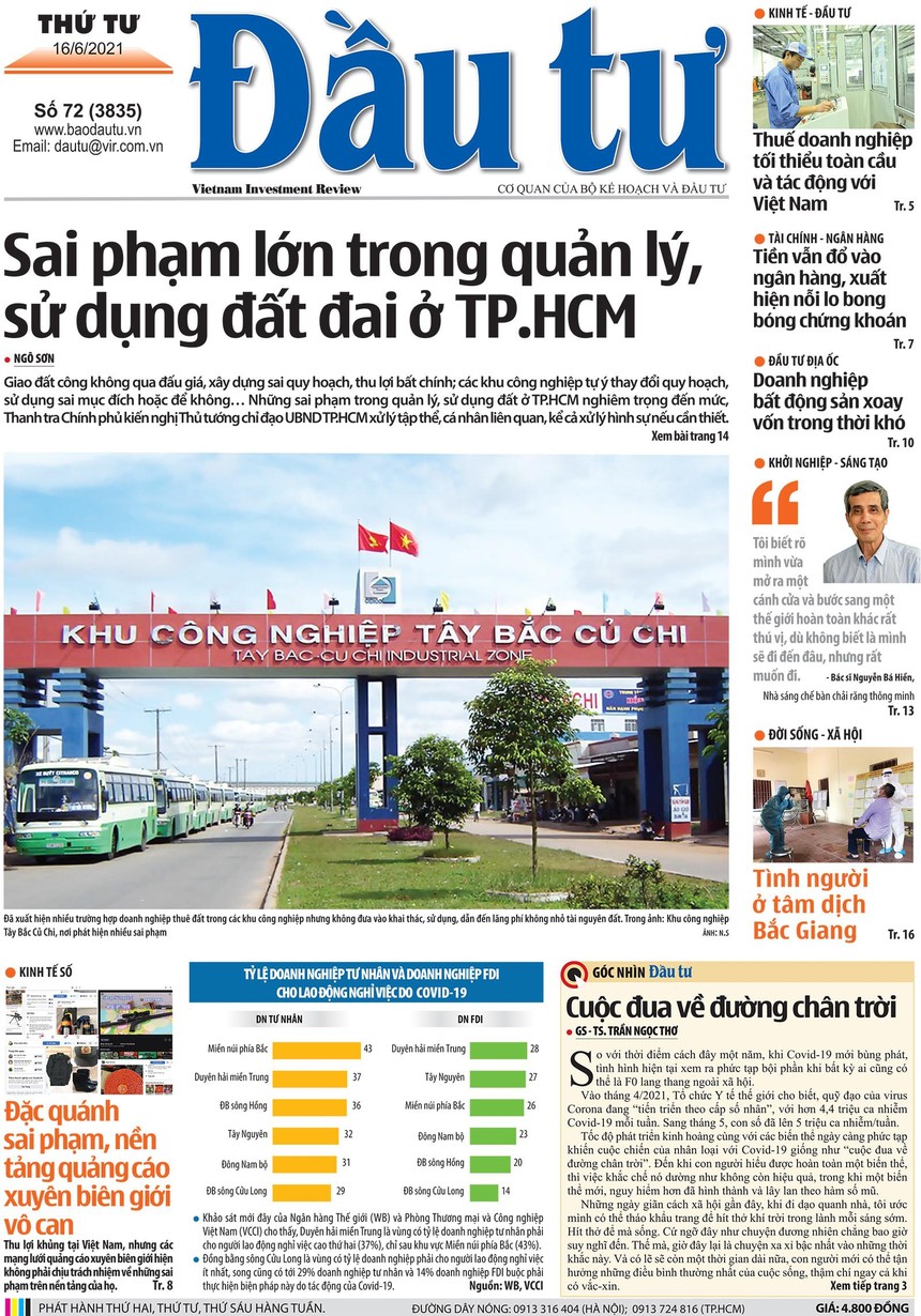 Báo Đầu tư số 72