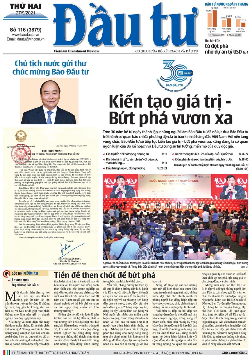Báo Đầu tư số 116