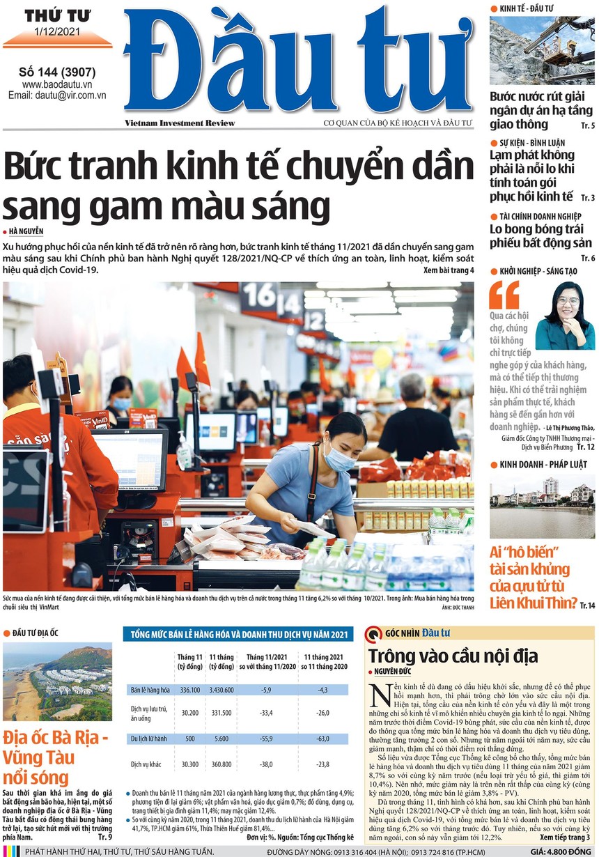 Báo Đầu tư số 144