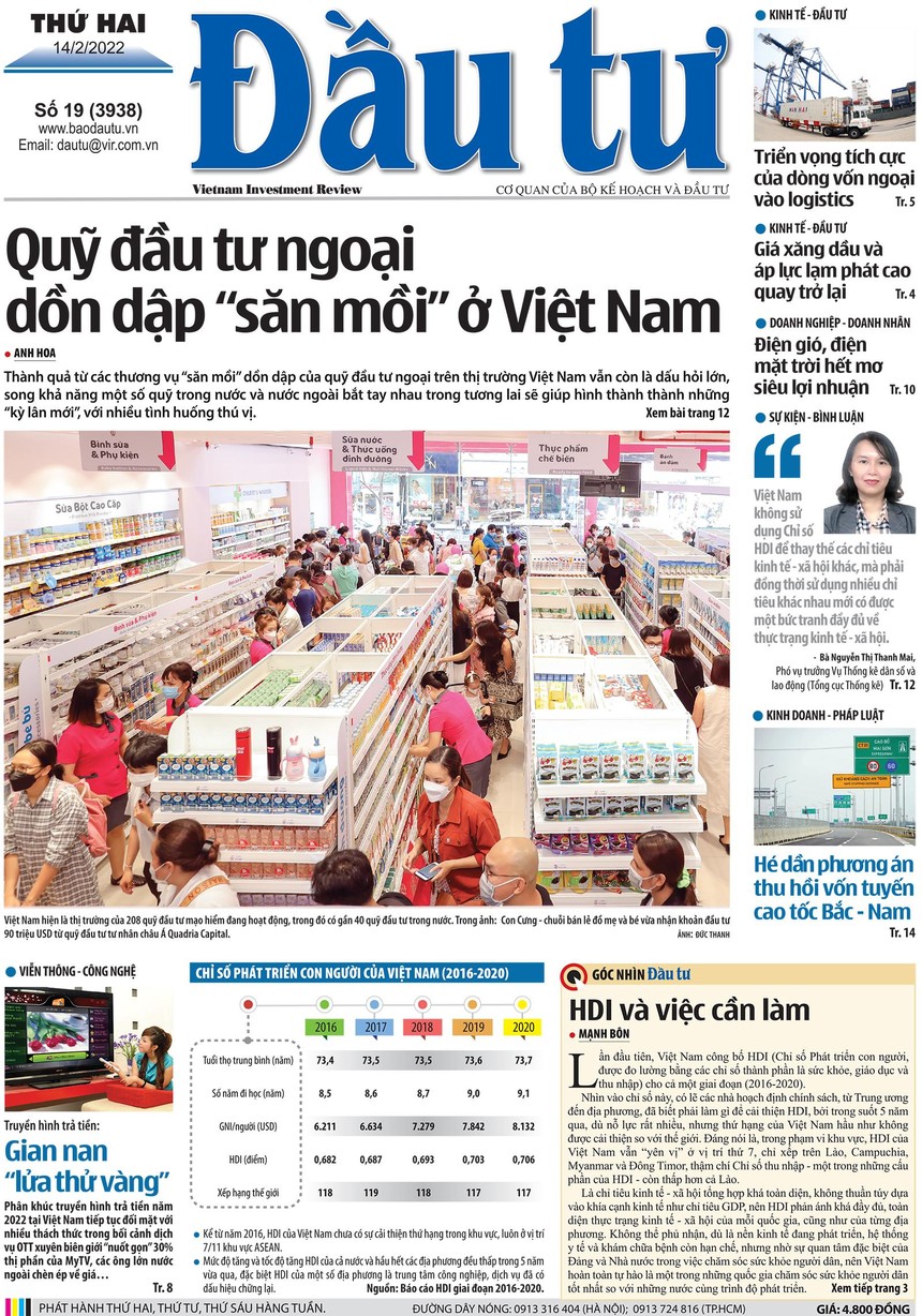 Báo Đầu tư số 19