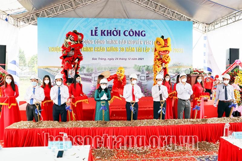 Lễ khởi công Dự án. Ảnh: Quang Bình