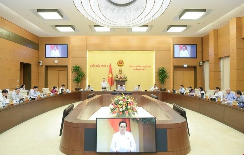 Phiên họp Ủy ban Thường vụ Quốc hội cho ý kiến về việc chuẩn bị Kỳ họp thứ 3 của Quốc hội.