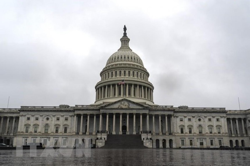 Tòa nhà Quốc hội Mỹ tại Washington, DC. (Ảnh: AFP/TTXVN)