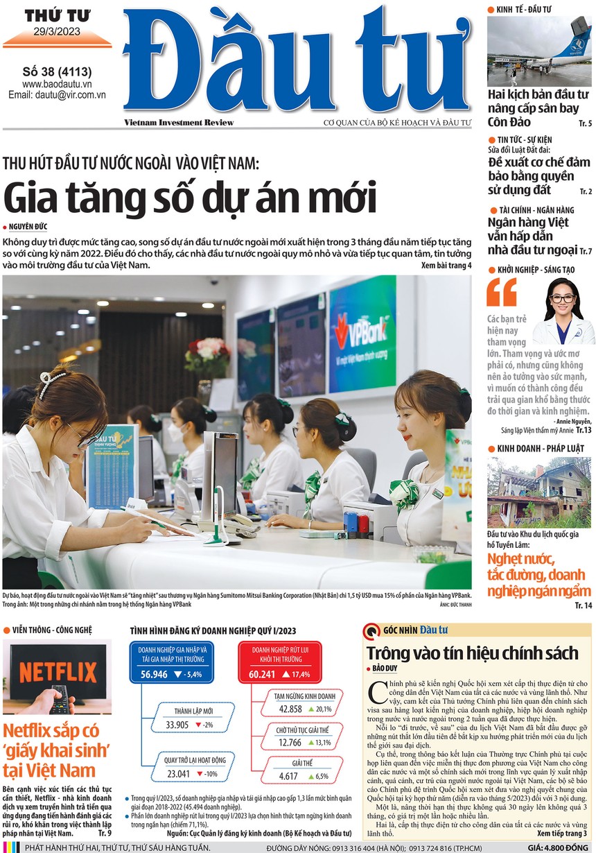 Báo Đầu tư số 38