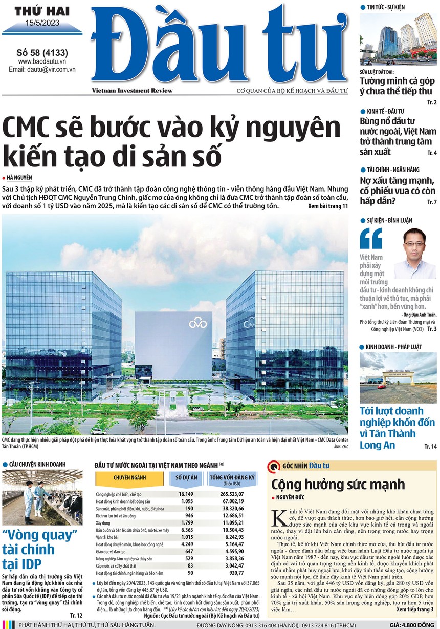 Báo Đầu tư số 58