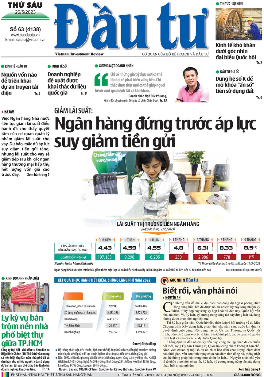 Báo Đầu tư số 63