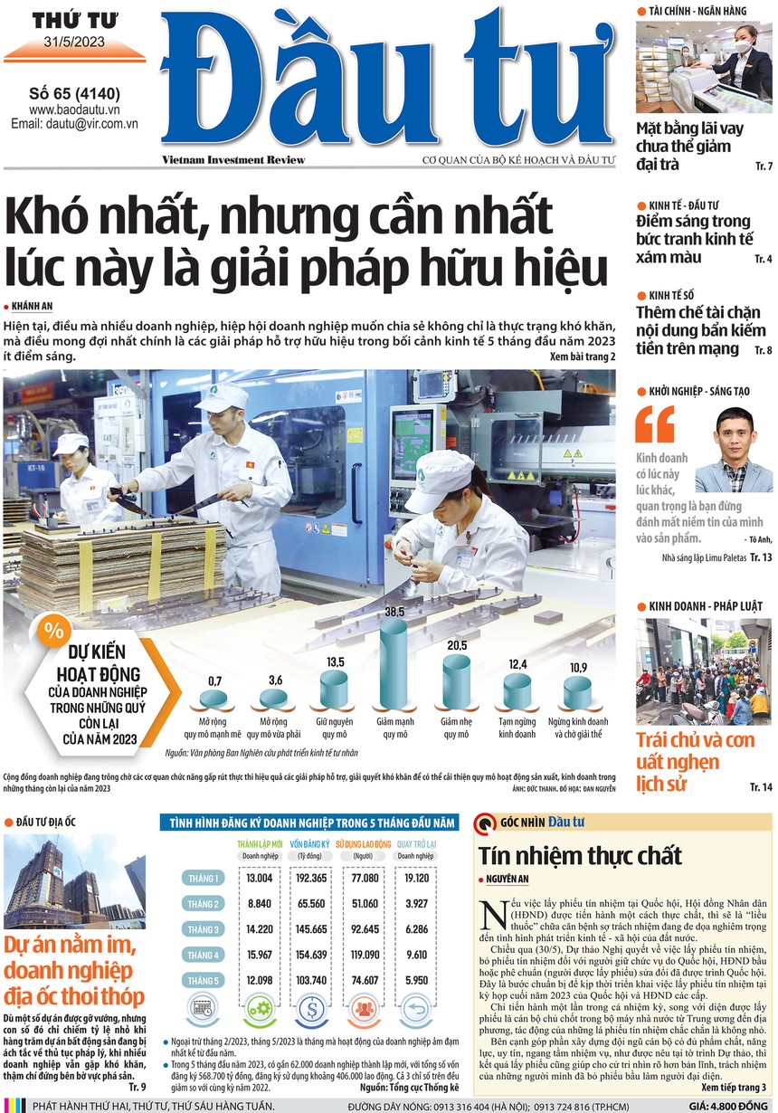 Báo Đầu tư số 65